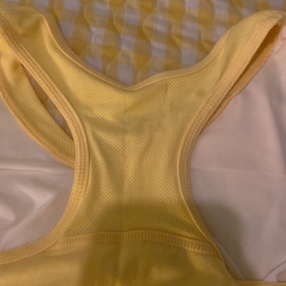 NWT Women’s Yellow Mesh Neck Tank by Danskin Now. Size S/CH (4-6) - Picture 7 of 7